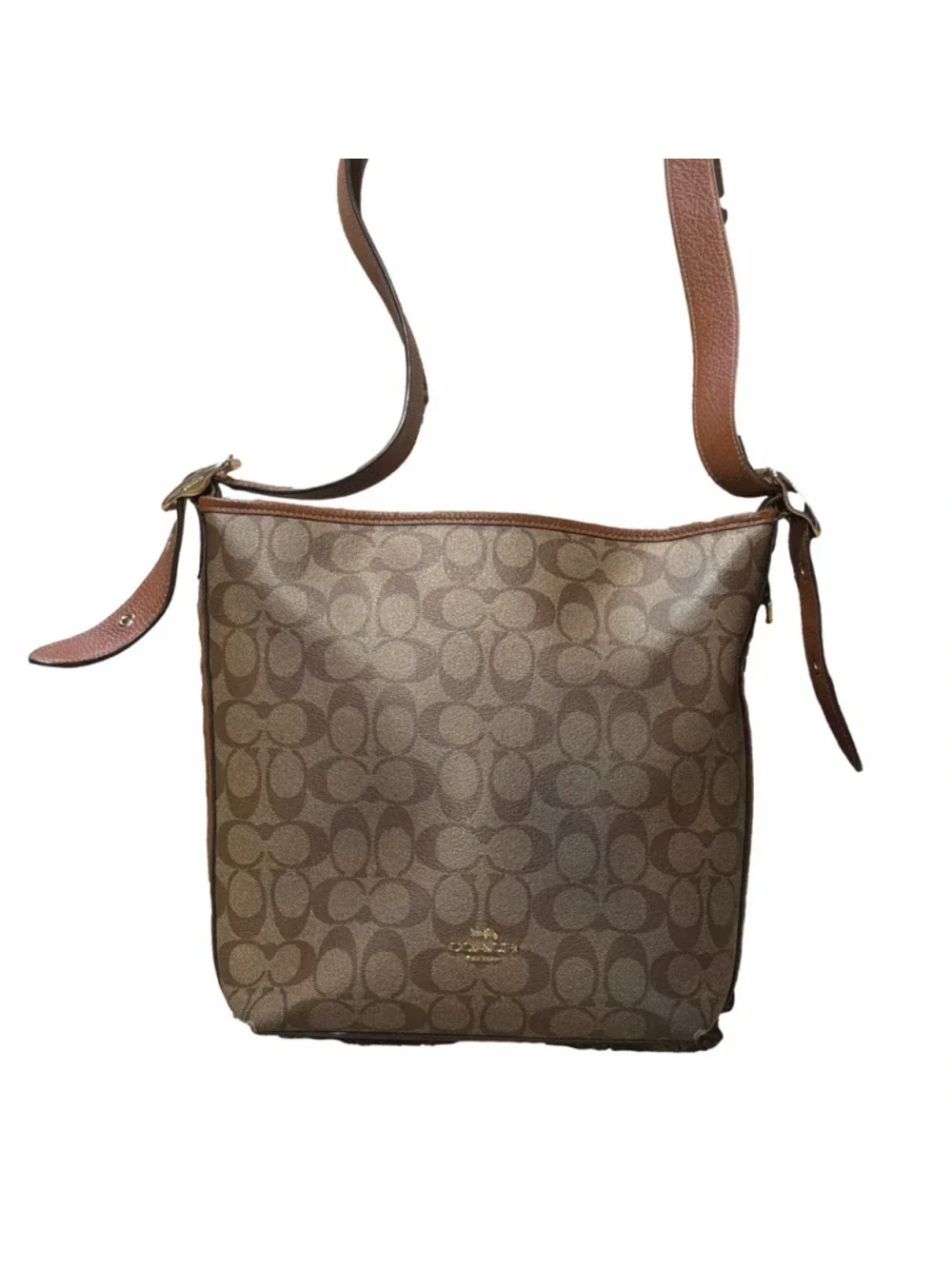 Coach canvas brown